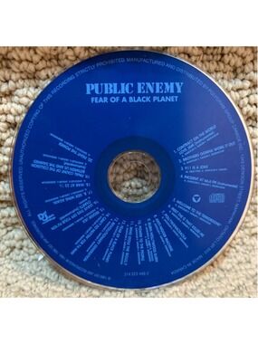 Public Enemy Fear of a Black Planet CD Music Album